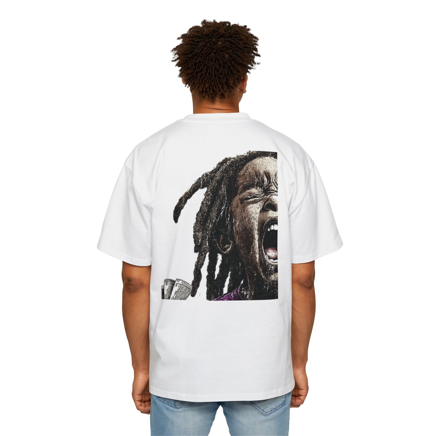 Nexus Heavy Oversized Tee - Bold Graphic T-Shirt for Statement Style