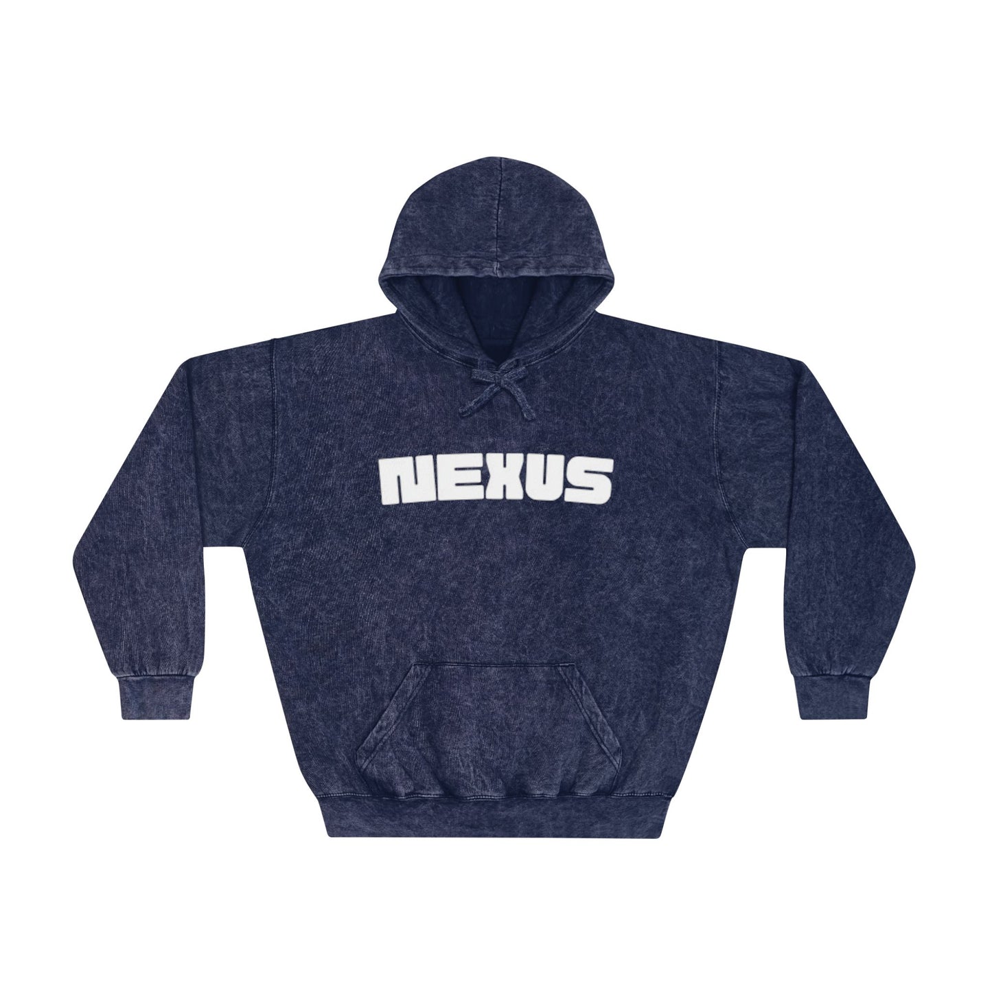 Nexus Unisex Mineral Wash Hoodie - Trendy Comfort Wear for Casual Style