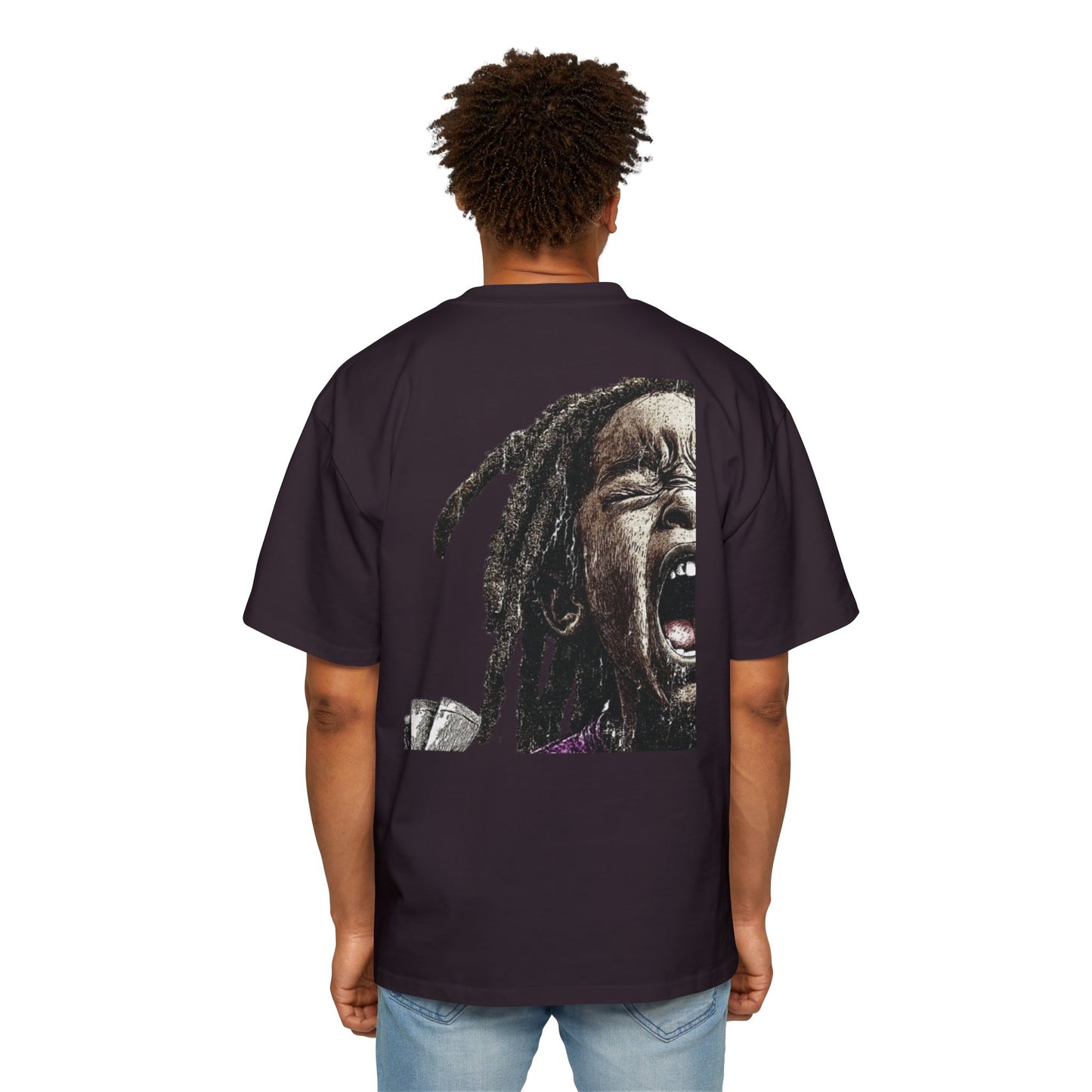 Nexus Heavy Oversized Tee - Bold Graphic T-Shirt for Statement Style