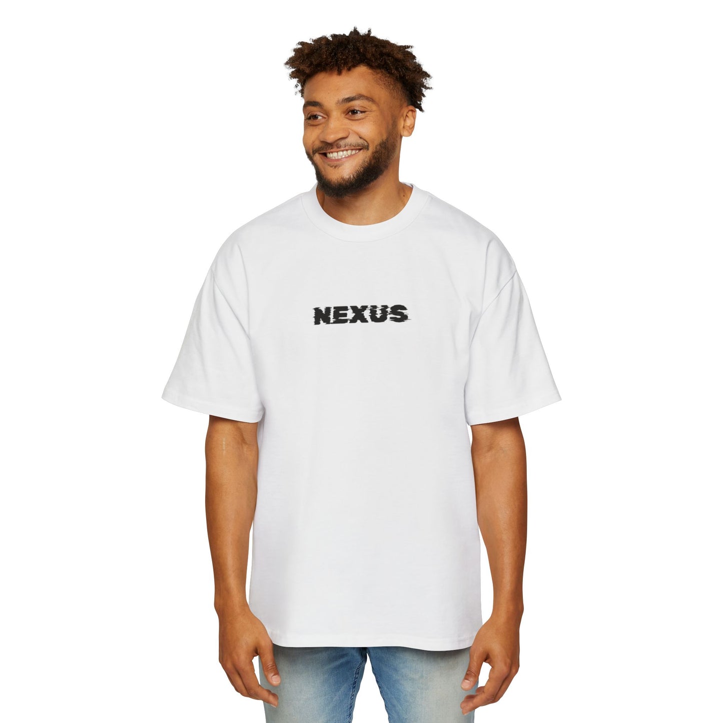 Nexus Heavy Oversized Tee - Bold Graphic T-Shirt for Statement Style