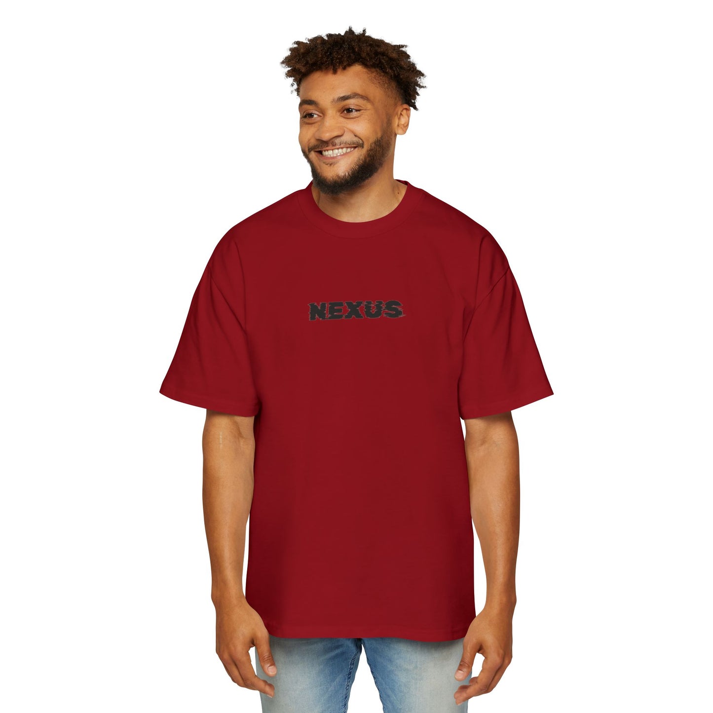 Nexus Heavy Oversized Tee - Bold Graphic T-Shirt for Statement Style